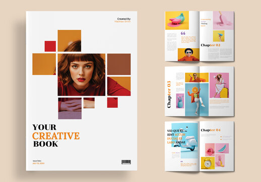 Creative Book Design Layout