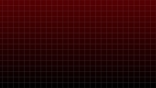 Dark red technology grid background with gradient motion texture. Digital grid symbol for computer binary processing core matrix layout. Digital grid animation for abstract design.