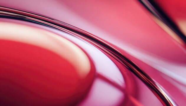 Abstract Red Swirls of Light and Shadow.