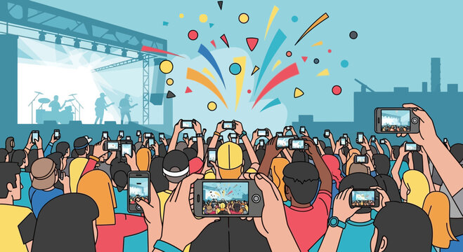 People Taking Photos With Smartphones 1.