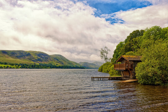 The Duke of Portland Boathouse Pooley Bridge Ullswater The Lake District Cumbria UK