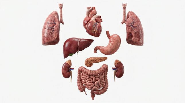 Human Internal Organs Anatomy