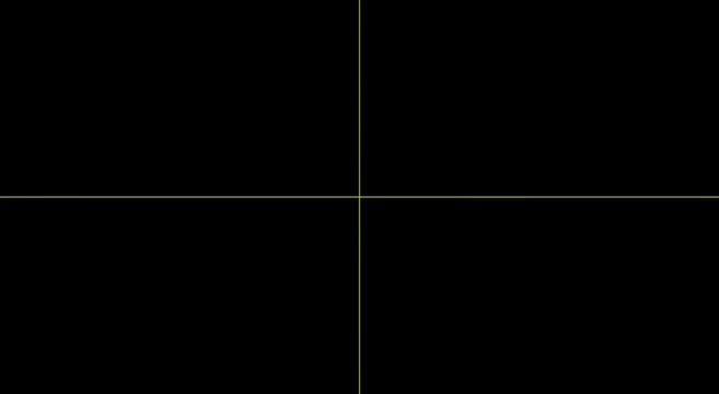 Minimalist abstract motion: thin gold geometric lines moving on animation black background