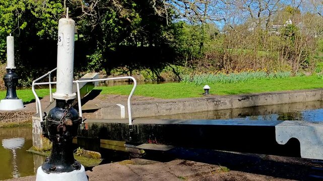 Untitled ProHatton locks Crand Union Canal Warwickshire England UK.. 