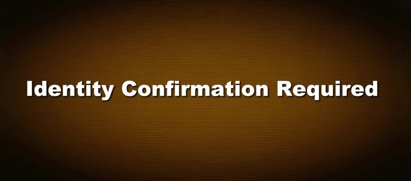 Multi Factor Authentication Gate Identity Confirmation Required Biometric KYC Compliance Loop
