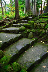 鶴仙渓の石畳と遊歩道（石川県加賀市山中温泉） © UI_forever