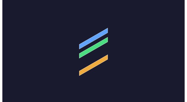 Minimalist abstract motion with dynamic colorful parallel lines animation