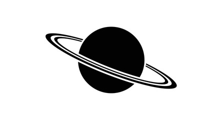 Saturn planet with ring system. © yanto