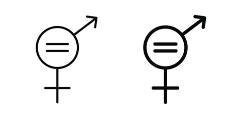 Gender equality icon © Krupal