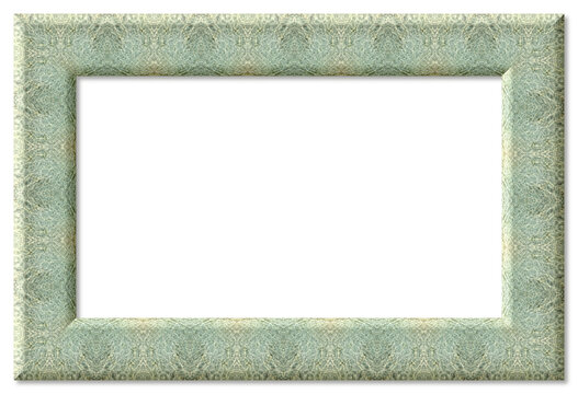 Ornate textured frame with transparent background