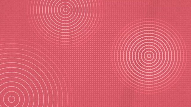 Teal concentric circle abstract background animation
