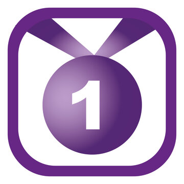 1st place badge button
