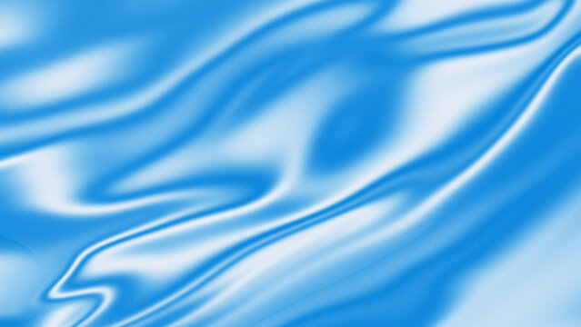 Blue and white flowing waves
