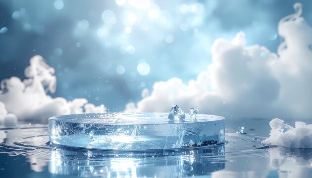 Cooling Plate with Ice Crystals for Thermal Management Technology