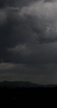rain days, heavy falling on window surface Nature Environment cloud sky Dark blue stormy cloud motion huge stormy rain day thunderstorm clouds dancing big panorama horizon Time lapse storm cloud movie