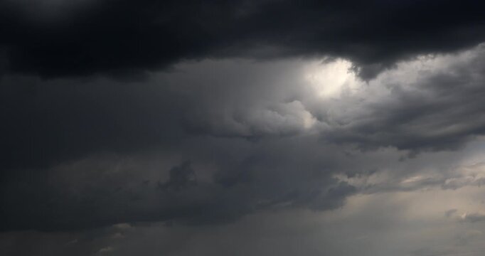 rain days, heavy falling on window surface Nature Environment cloud sky Dark blue stormy cloud motion huge stormy rain day thunderstorm clouds dancing big panorama horizon Time lapse storm cloud movie