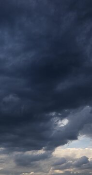 rain days, heavy falling on window surface Nature Environment cloud sky Dark blue stormy cloud motion huge stormy rain day thunderstorm clouds dancing big panorama horizon Time lapse storm cloud movie