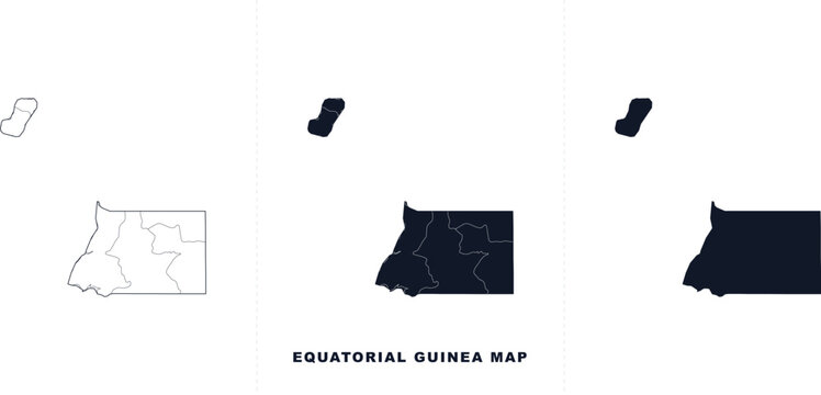 Equatorial guinea map
