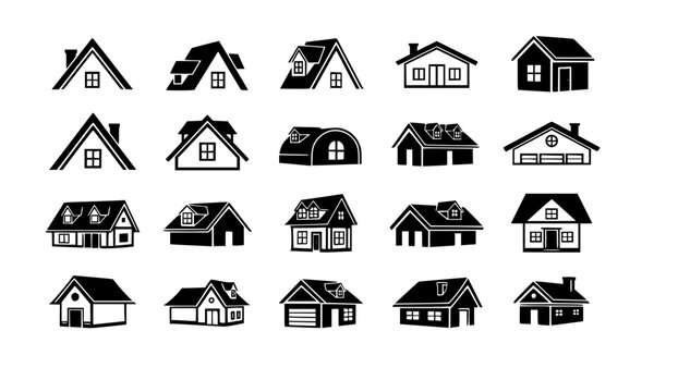 House roof silhouette, House roof, Roof, Roof clipart, Roof silhouette, House roof vector set, House roof icon, House roof logo
