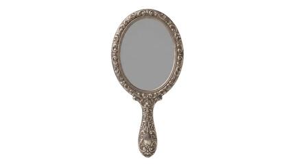 Ornate vintage handheld vanity mirror © BTG