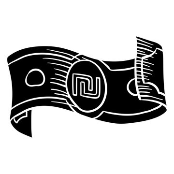Shekel bill currency icon
