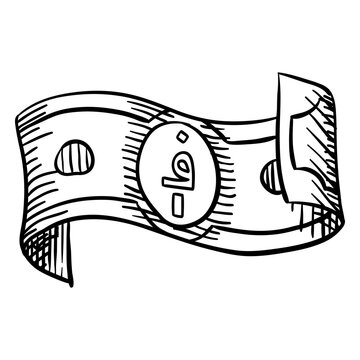 Business finances afghani currency icon