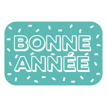 Bonne ann&eacute;e flat vinyl