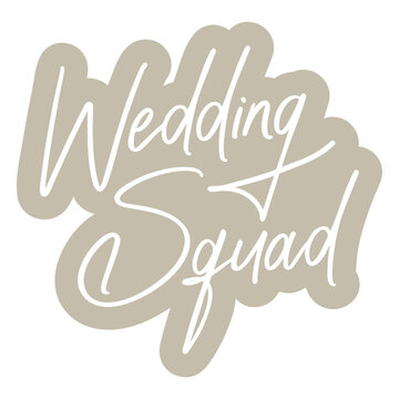 The wedding squad logo