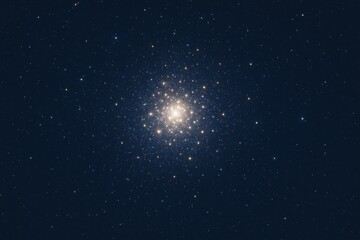 Fototapeta premium Dazzling cosmic star cluster background