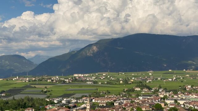 the landscape of Eppan / Appiano in South Tyrol, Italy