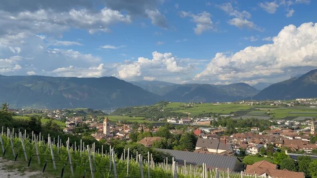 the landscape of Eppan / Appiano in South Tyrol, Italy