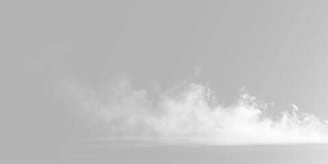 Obraz premium Abstract smoke shapes flowing over dark water surface, overlay
