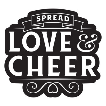 The spread love &amp; cheer logo