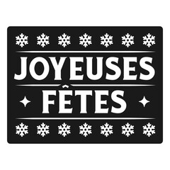 Festive french greetings design © Vexels
