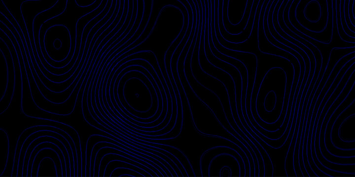 Topographic map, topographer seamless pattern, typography linear equalizer backdrop. Vector seamless line wave map texture, contour background. Topographic map, topographer blue seamless pattern.