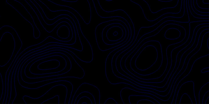 Topographic map, topographer seamless pattern, typography linear equalizer backdrop. Vector seamless line wave map texture, contour background. Topographic map, topographer blue seamless pattern.
