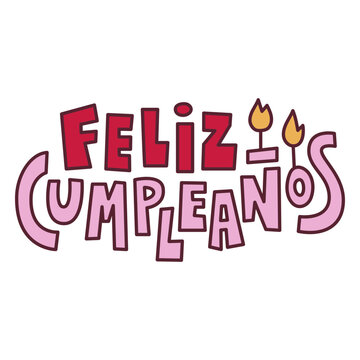 The logo for feliz cumpleanos