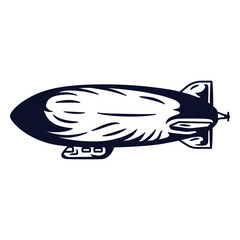 Vintage airship graphic design © Vexels