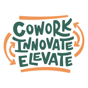 Cowork innovate elevate logo