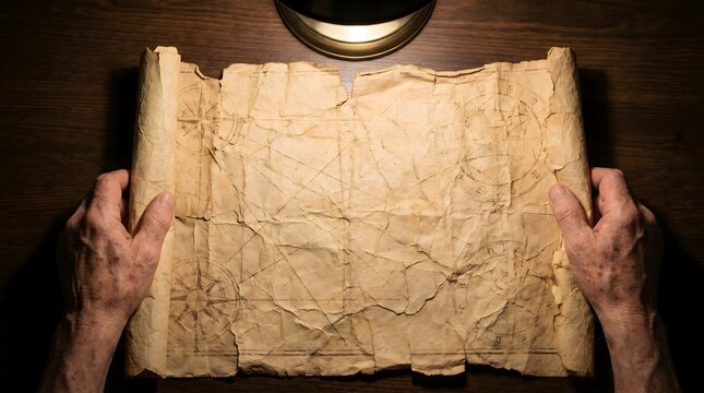 Gloved hand retrieving an old 1920s archive document from a dark, dusty wooden bookshelf