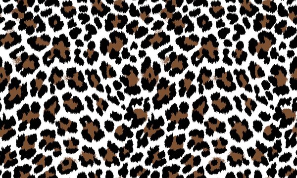 abstract leopard seamless pattern design suitable for fashion purposes