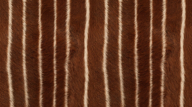 Bongo Antelope Inspired Seamless Fur Texture Pattern
