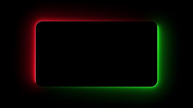 Neon  rectangle light effect adds a dynamic and futuristic feel to the scene, making it perfect for use in multimedia productions, digital art projects, or as a creative visual effect.