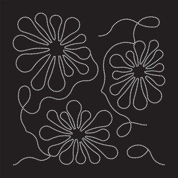 rhinestone t shrt design vector 