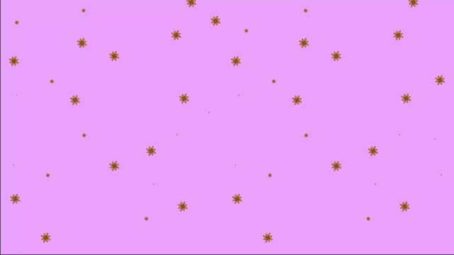 moving flower pattern video background
