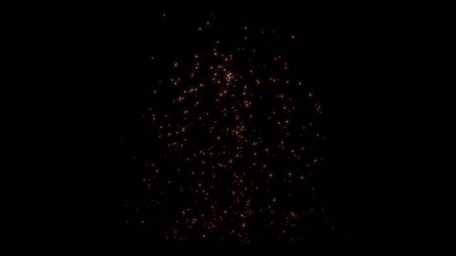 Abstract digital particle flow forming a glowing human face silhouette.