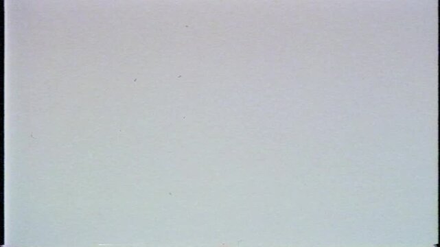 Video cassette recorder (VCR) Play Animation. VHS defects