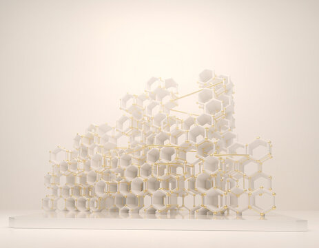  Intricate 3D Brain Lattice Representing Artificial Intellect
