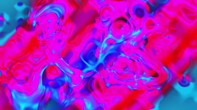 Gradient shimmering iridescent fabric surface. Waves of iridescent liquid animated. Iridescent reflective material. Glossy reflective wave. Holographic foil and opalescent with pearlescent background.
