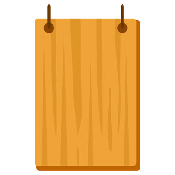 Wooden Board Sign Text Box
